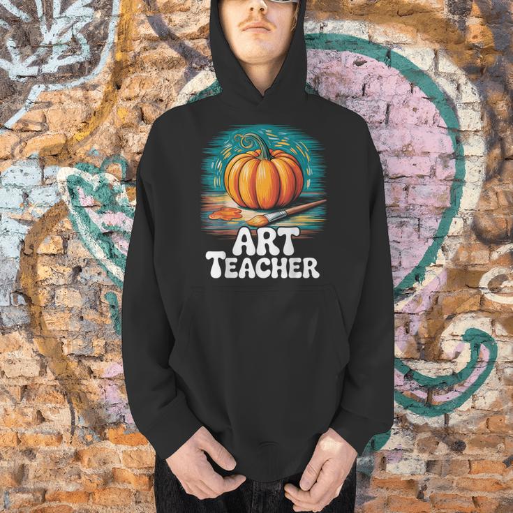 Art Teacher Pumpkin Painting Halloween Costume Men Hoodie, gift for family, gift for coworker