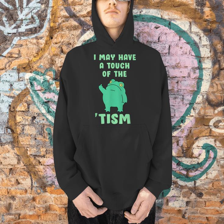 Autism Awareness Neurodiversity Teacher Frog I May Have A Touch Of The Tism Neurodivergent Small Men Hoodie, gift for family, gift for coworker Autism Awareness Neurodiversity Teacher Frog I May Have A Touch Of The Tism Neurodivergent Small Men Hoodie, gift for family, gift for coworker