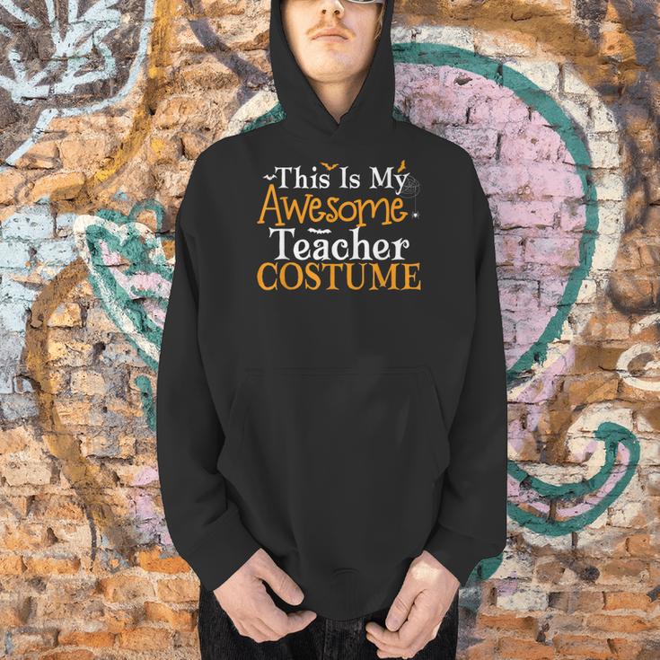 This Is My Awesome Teacher Costume Halloween Party Matching Men Hoodie, gift for family, gift for coworker