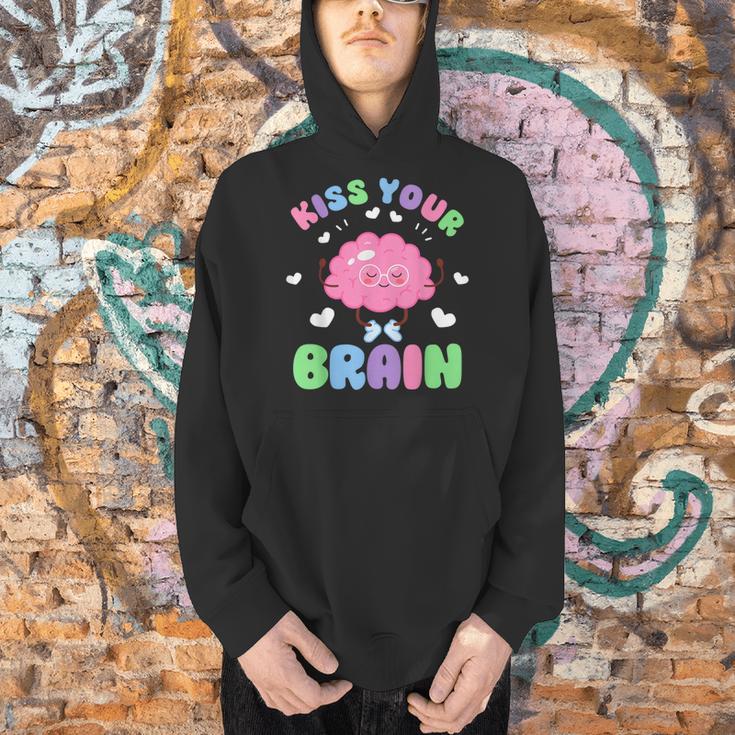 Back To School Kiss Your Brain Cute Teacher Appreciation Men Hoodie, gift for family, gift for coworker