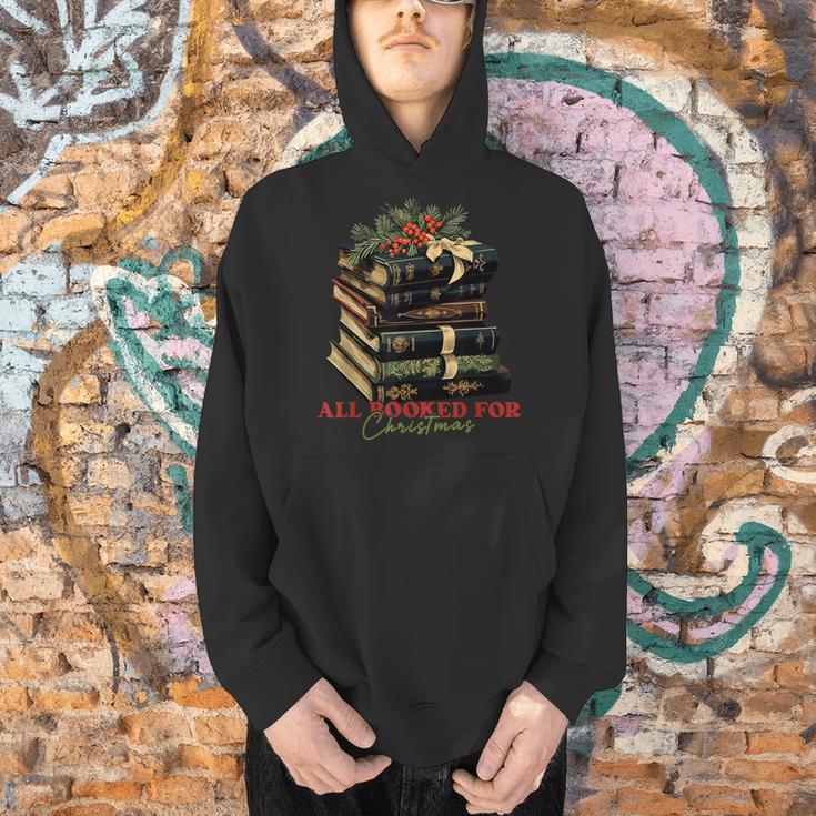 All Booked For Christmas Christmas Book Tree For Teacher For Men Women Kids Men Hoodie, gift for family, gift for coworker All Booked For Christmas Christmas Book Tree For Teacher For Men Women Kids Men Hoodie, gift for family, gift for coworker
