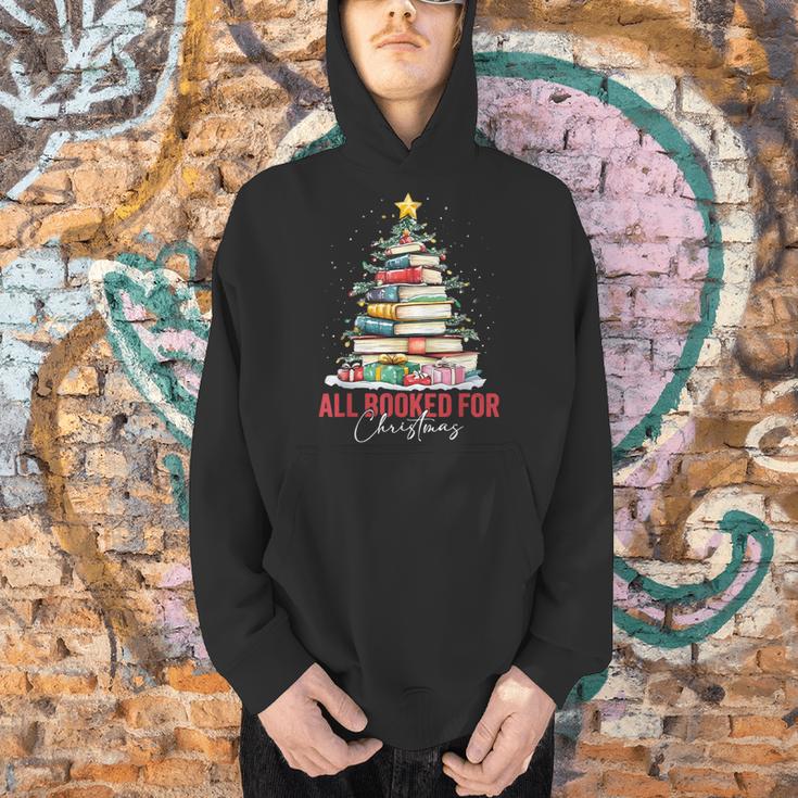 All Booked For Christmas Xmas Tree Teacher Holiday Pajamas Men Hoodie, gift for family, gift for coworker All Booked For Christmas Xmas Tree Teacher Holiday Pajamas Men Hoodie, gift for family, gift for coworker