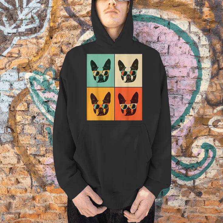 Bostie Dog Lover Boston Terrier With Sunglasses For Men Women Girls Kids Men Hoodie, gift for family, gift for coworker
