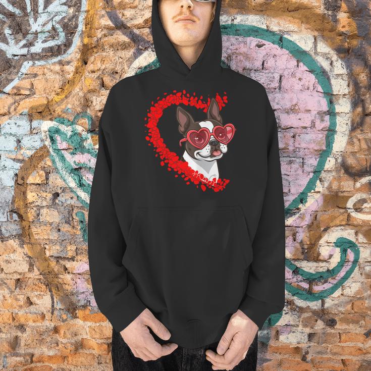 Boston Terrier Dog Mom Dad Valentine’s Day Pet Lover For Men Women Kids Men Hoodie, Boston Terrier Mom Hoodies, Boston Terrier Dad Hoodies, gift for family, gift for coworker