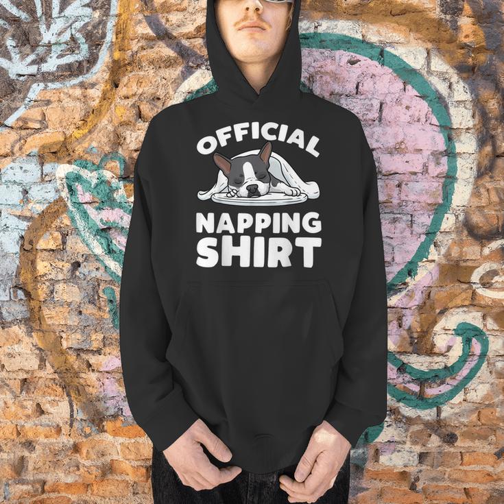 Boston Terrier Dog Official Sleeping Shirt Men Women Kids Men Hoodie, gift for family, gift for coworker