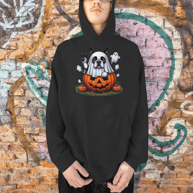 Boston Terrier Ghost Boo Halloween Kids Men Hoodie, Boston Terrier Ghost Hoodies, Boston Terrier Halloween Hoodies, gift for family, gift for coworker
