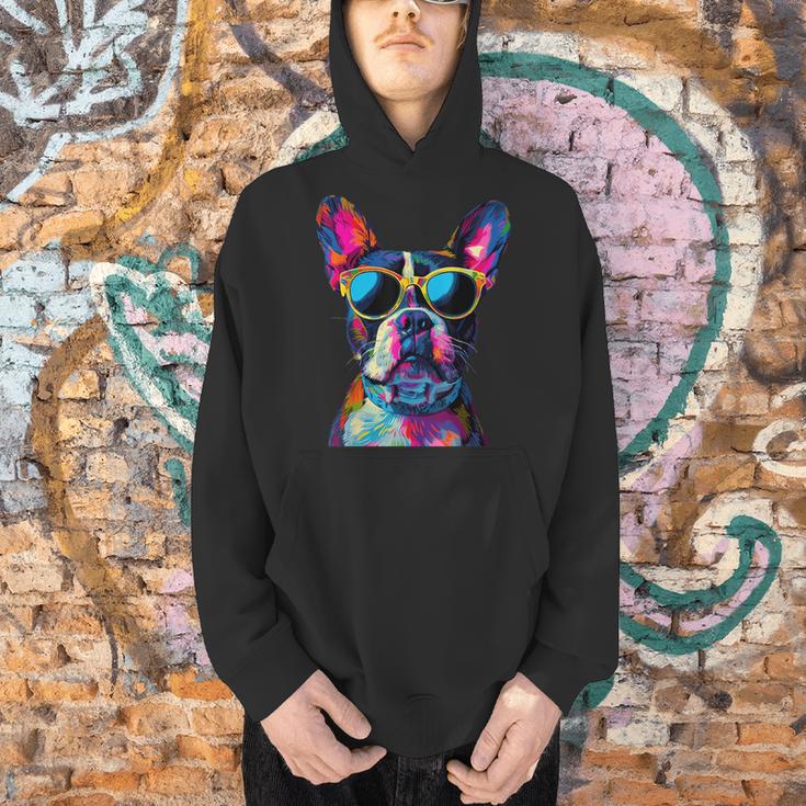 Boston Terrier Lovers Pop Art Boston Terrier Men Hoodie, gift for family, gift for coworker