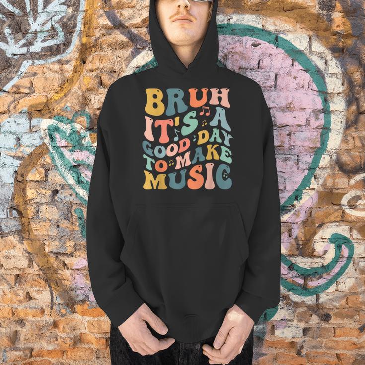 Bruh It's A Good Day To Make Music Musician Music Teacher Men Hoodie, gift for family, gift for coworker Bruh It's A Good Day To Make Music Musician Music Teacher Men Hoodie, gift for family, gift for coworker
