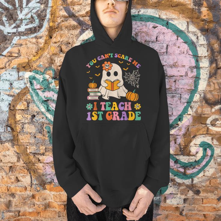 You Can't Scare Me I Teach 1st Grade Teacher Halloween Ghost Men Hoodie, gift for family, gift for coworker You Can't Scare Me I Teach 1st Grade Teacher Halloween Ghost Men Hoodie, gift for family, gift for coworker
