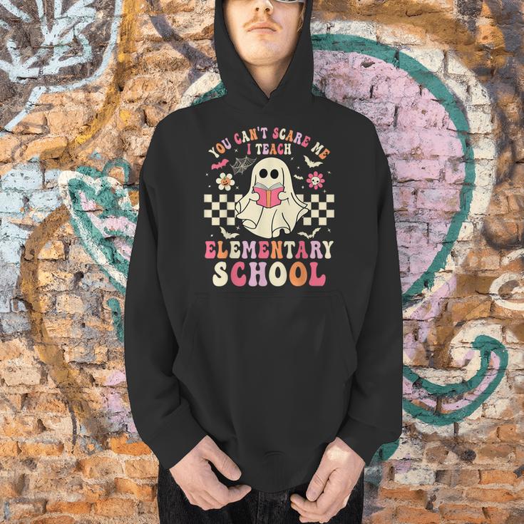 You Can't Scare Me I Teach Elementary School Teacher Spooky Men Hoodie, gift for family, gift for coworker