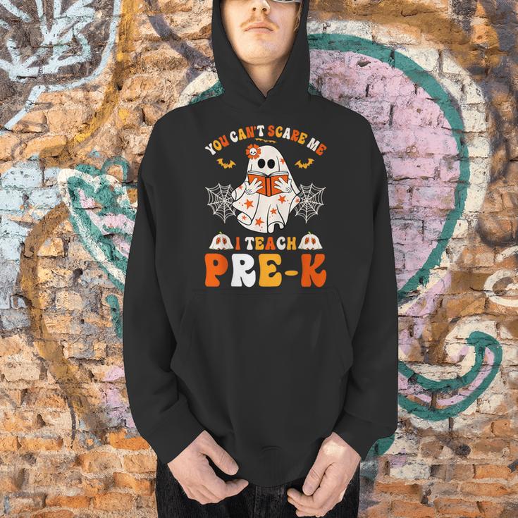 You Cant Scare Me I Teach Pre-K Teacher Halloween Men Hoodie, gift for family, gift for coworker