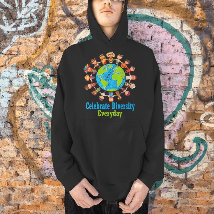 Celebrate Diversity Everyday Teachers & School Student Gift Men Hoodie, gift for family, gift for coworker