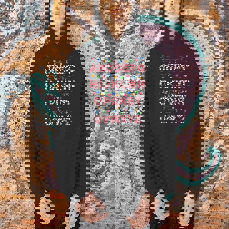 Christmas Alphabet Candy Cane Teachers Students Candy Cane For Men Women Kids Men Hoodie, gift for family, gift for coworker