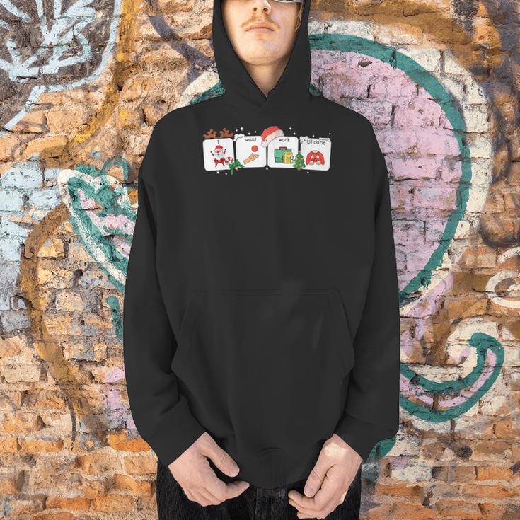 Christmas Santa Special Education SPED Teacher Xmas PJ Men Hoodie, gift for family, gift for coworker