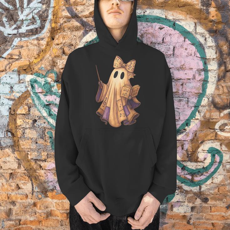Coquette Music Note Patchwork Ghost Music Teacher Halloween Men Hoodie, gift for family, gift for coworker Coquette Music Note Patchwork Ghost Music Teacher Halloween Men Hoodie, gift for family, gift for coworker