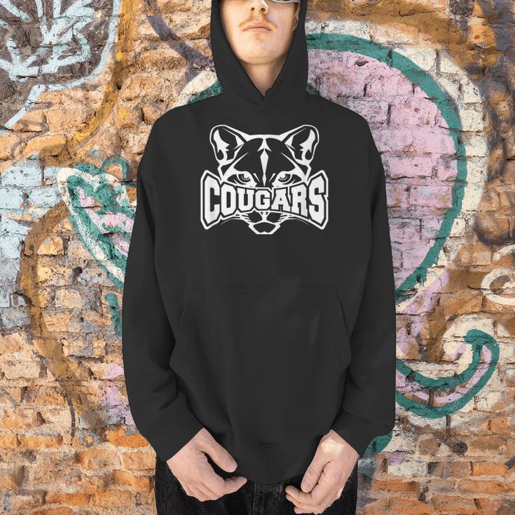 Cougars Teacher Student School Sports Fan Team Spirit Men Hoodie, gift for family, gift for coworker Cougars Teacher Student School Sports Fan Team Spirit Men Hoodie, gift for family, gift for coworker