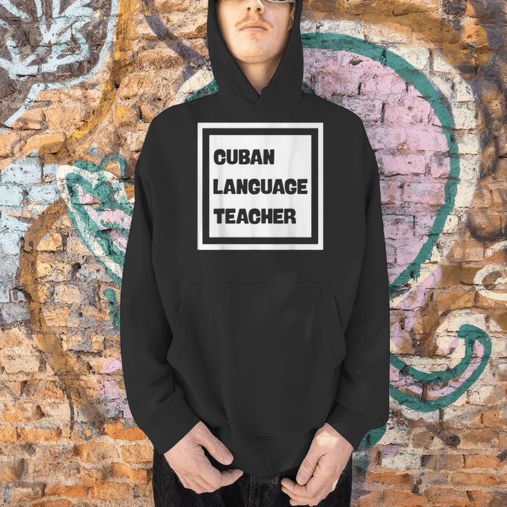 Cuban Language Teacher Men Hoodie, gift for family, gift for coworker