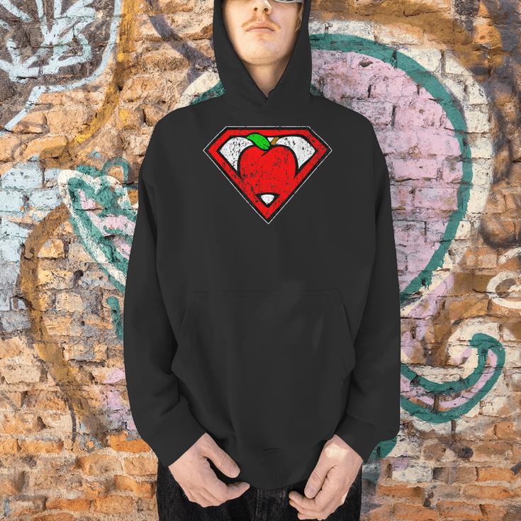 Cute Distressed Super Teacher Superhero Apple Shirt Men Hoodie, Super Teacher Hoodies, gift for family, gift for coworker Cute Distressed Super Teacher Superhero Apple Shirt Men Hoodie, Super Teacher Hoodies, gift for family, gift for coworker