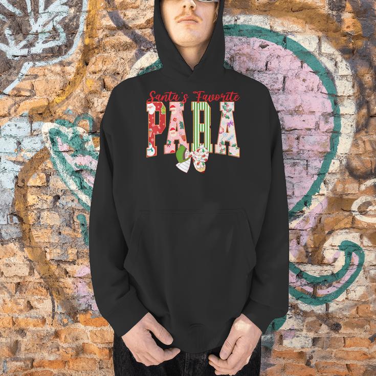 Cute Santas Favorite Para Christmas Paraprofessional Teacher Men Hoodie, gift for family, gift for coworker Cute Santas Favorite Para Christmas Paraprofessional Teacher Men Hoodie, gift for family, gift for coworker
