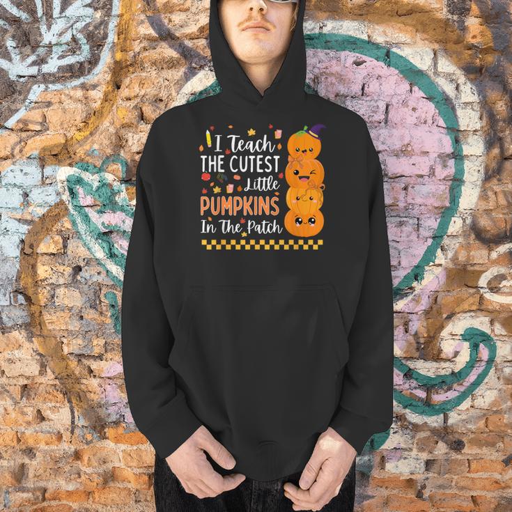 Cute Teacher Halloween For Women Men Teacher Pumpkin Men Hoodie, gift for family, gift for coworker