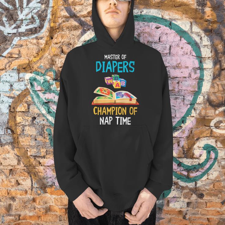 Daycare Provider Master Of Diapers Childcare Teacher Men Hoodie, gift for family, gift for coworker Daycare Provider Master Of Diapers Childcare Teacher Men Hoodie, gift for family, gift for coworker