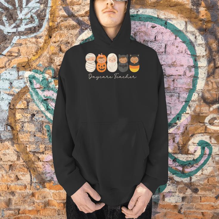 Daycare Teacher Halloween Infant Squad Spooky Childcare Fall Men Hoodie, gift for family, gift for coworker