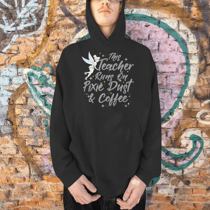 Disney Peter Pan Tinkerbell Teacher Pixie Dust And Coffee Men Hoodie, gift for family, gift for coworker Disney Peter Pan Tinkerbell Teacher Pixie Dust And Coffee Men Hoodie, gift for family, gift for coworker