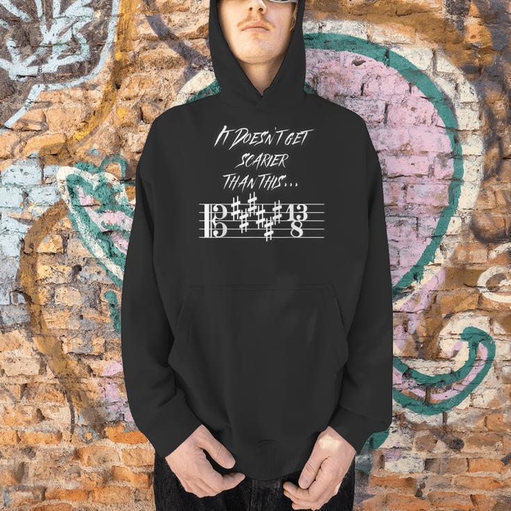 It Doesn't Get Scarier Halloween Music Teacher Costume For Men Women Men Hoodie, gift for family, gift for coworker