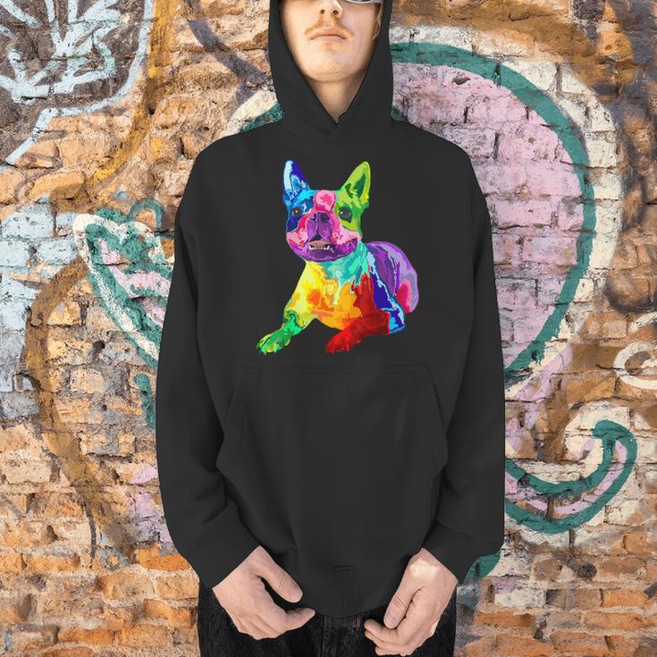 Dog Lover Boston Terrier Dog Colorful Boston Terrier Men Women Kids Men Hoodie, gift for family, gift for coworker
