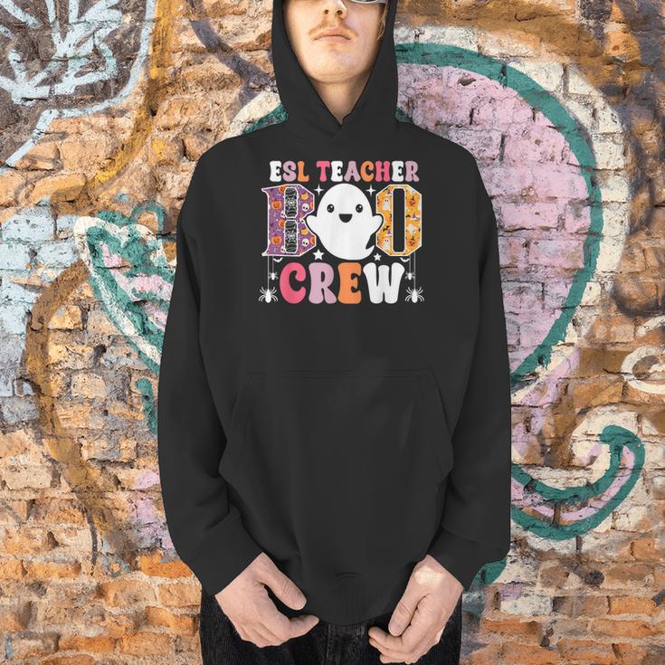 ESL Teacher Boo Crew Halloween Costume Men Hoodie, Esl Teacher Hoodies, gift for family, gift for coworker ESL Teacher Boo Crew Halloween Costume Men Hoodie, Esl Teacher Hoodies, gift for family, gift for coworker