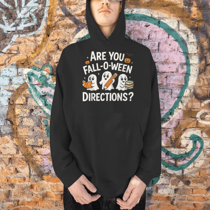 Are You Fall O Ween Directions Halloween Teacher Ghosts Men Hoodie, gift for family, gift for coworker Are You Fall O Ween Directions Halloween Teacher Ghosts Men Hoodie, gift for family, gift for coworker