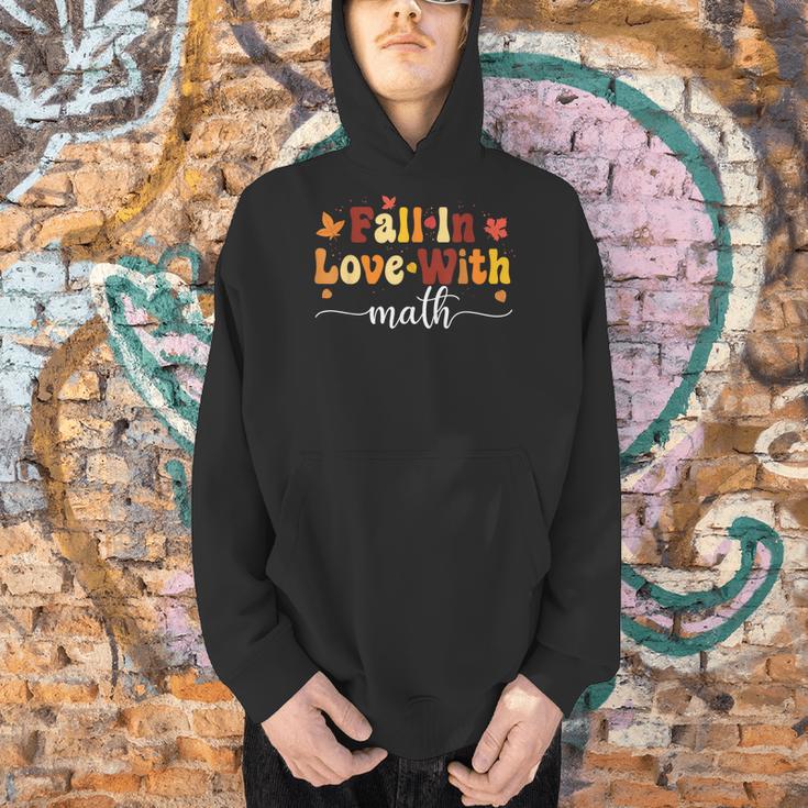 Fall Teacher Fall In Love With Math Math Thanksgiving Men Hoodie, gift for family, gift for coworker