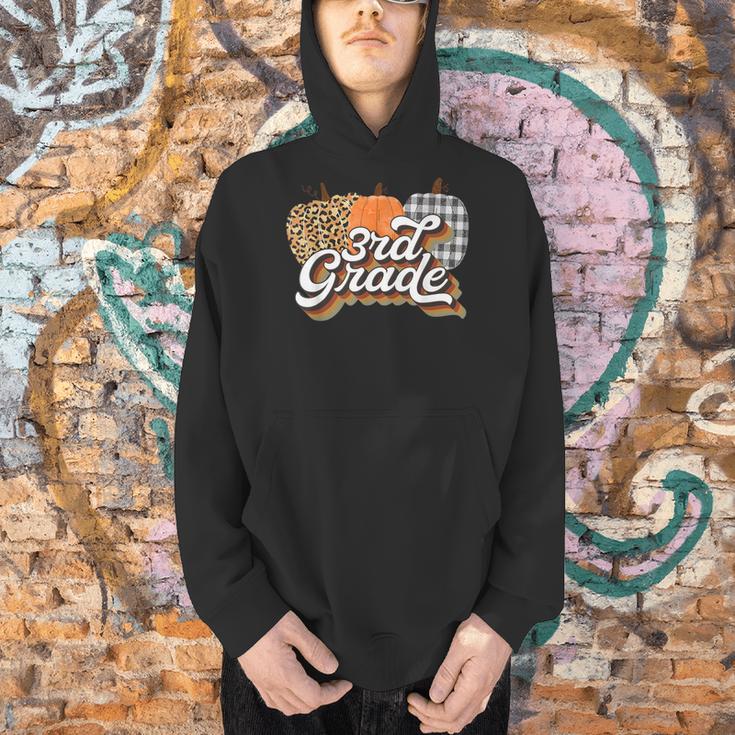 Fall Teacher Shirt 3rd Grade Teacher Retro Halloween Pumpkin Men Hoodie, gift for family, gift for coworker Fall Teacher Shirt 3rd Grade Teacher Retro Halloween Pumpkin Men Hoodie, gift for family, gift for coworker