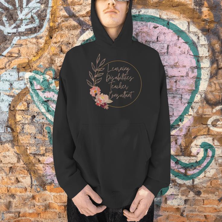 Floral Learning Disabilities Teacher Consultant SPED Teacher Men Hoodie, gift for family, gift for coworker Floral Learning Disabilities Teacher Consultant SPED Teacher Men Hoodie, gift for family, gift for coworker
