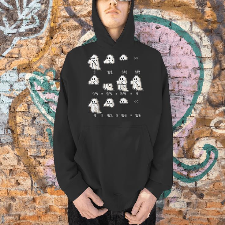 Fractions Math Teacher Ghost Math Halloween Humorous Men Hoodie, gift for family, gift for coworker Fractions Math Teacher Ghost Math Halloween Humorous Men Hoodie, gift for family, gift for coworker