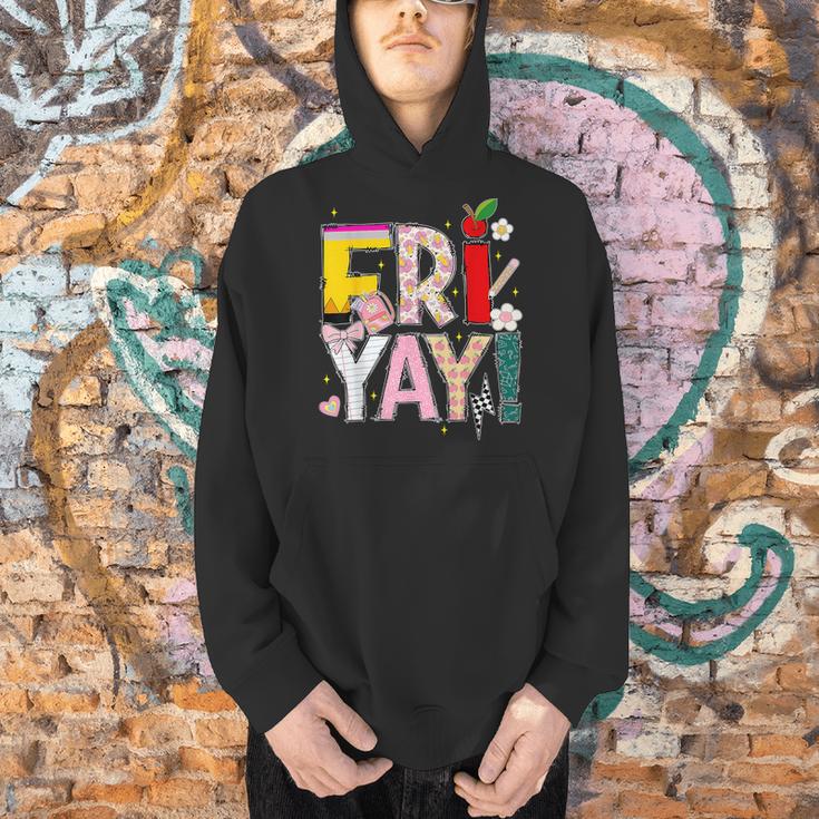 Fri-Yay Happy Friday Lovers Teacher Weekend Women Men Hoodie, gift for family, gift for coworker Fri-Yay Happy Friday Lovers Teacher Weekend Women Men Hoodie, gift for family, gift for coworker
