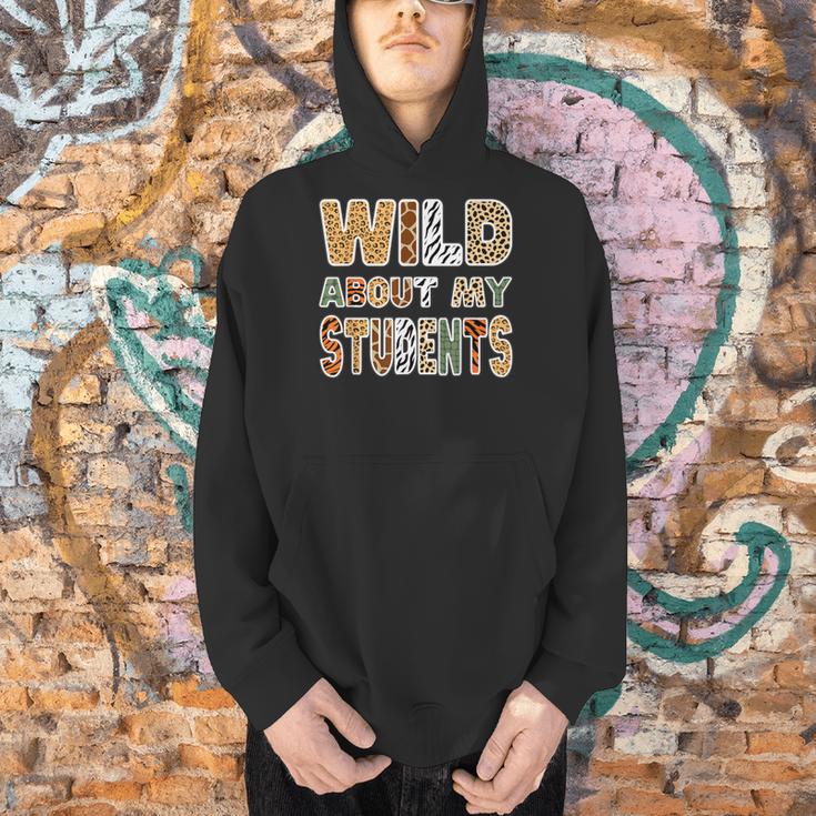 Fun Zoo Animal Print Teacher Shirts Wild About My Students Men Hoodie, gift for family, gift for coworker Fun Zoo Animal Print Teacher Shirts Wild About My Students Men Hoodie, gift for family, gift for coworker