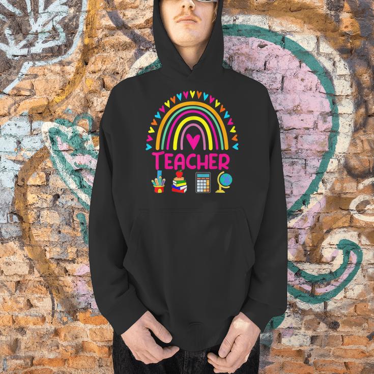 Future Kids Career Teacher Rainbow Boy Girl Graduations Men Hoodie, Future Teacher Hoodies, gift for family, gift for coworker