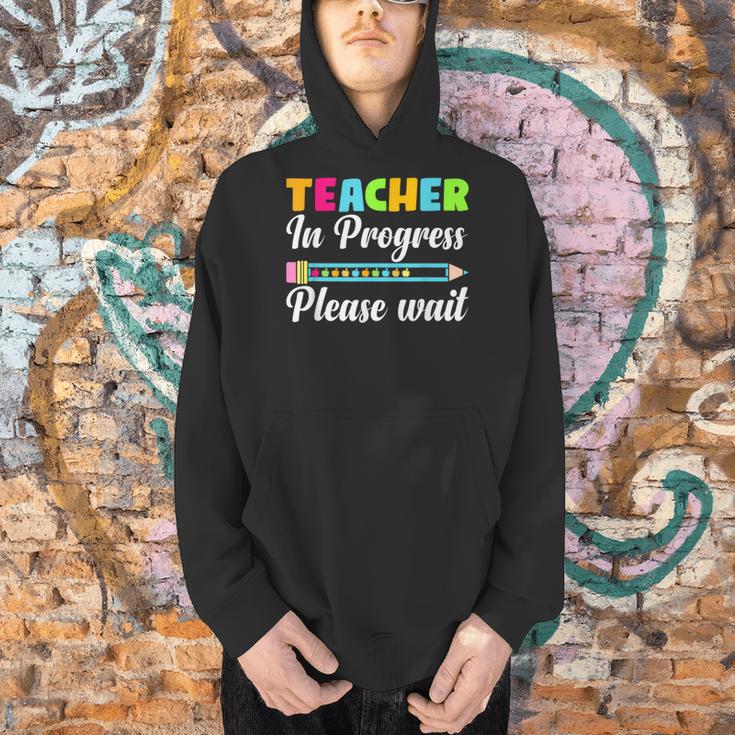Future Teacher Cool Teacher In Progress Please Wait Men Hoodie, Future Teacher Hoodies, gift for family, gift for coworker