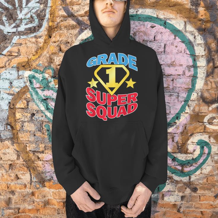 Grade 1 Super Squad Superhero Teacher Team Men Hoodie, Super Teacher Hoodies, gift for family, gift for coworker Grade 1 Super Squad Superhero Teacher Team Men Hoodie, Super Teacher Hoodies, gift for family, gift for coworker