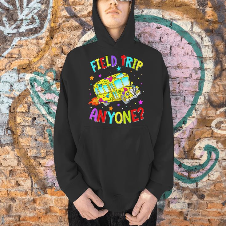 Groovy Field Trip Anyone Happy Field Day For Teachers Kids Men Hoodie, gift for family, gift for coworker