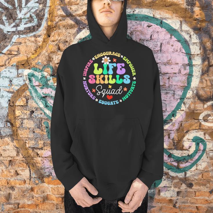 Groovy Life Skills Squad Teacher Special Ed SPED Team Crew Men Hoodie, Groovy Teacher Hoodies, gift for family, gift for coworker Groovy Life Skills Squad Teacher Special Ed SPED Team Crew Men Hoodie, Groovy Teacher Hoodies, gift for family, gift for coworker