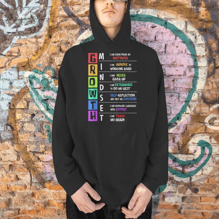Growth Mindset Positive Motivational Classroom Teacher Learn Men Hoodie, gift for family, gift for coworker Growth Mindset Positive Motivational Classroom Teacher Learn Men Hoodie, gift for family, gift for coworker