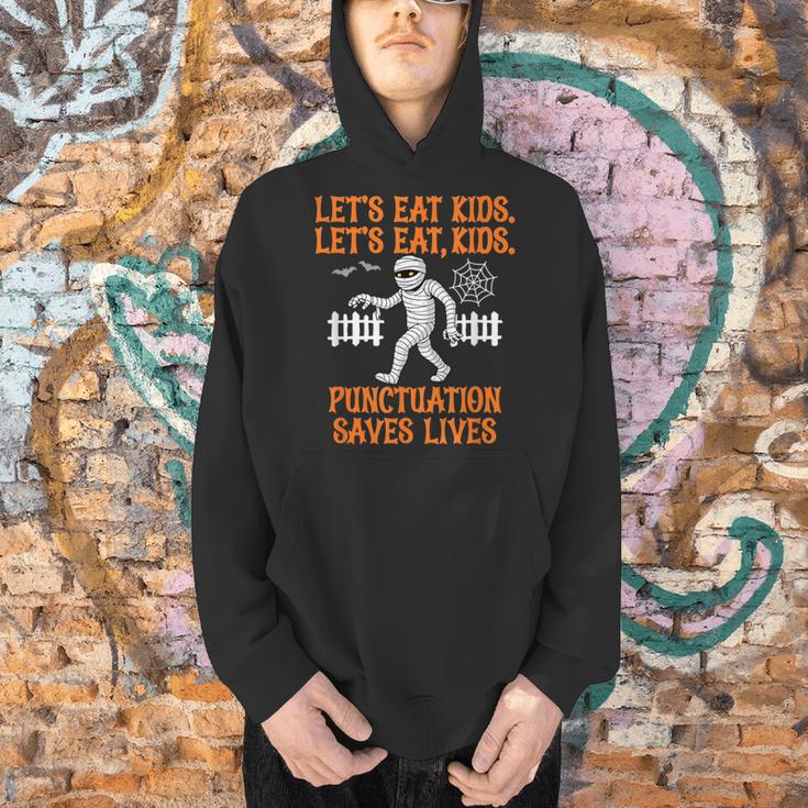 Halloween Lets Eat Kids Punctuation Teacher Men Hoodie, gift for family, gift for coworker Halloween Lets Eat Kids Punctuation Teacher Men Hoodie, gift for family, gift for coworker