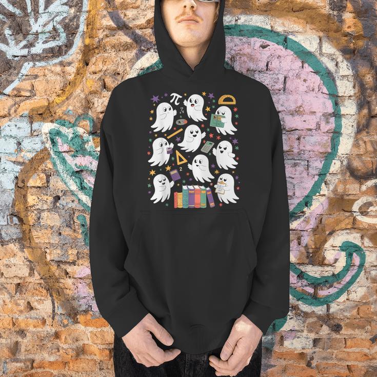Halloween Math Teacher Ghost Math Teacher Spooky Halloween Men Hoodie, gift for family, gift for coworker