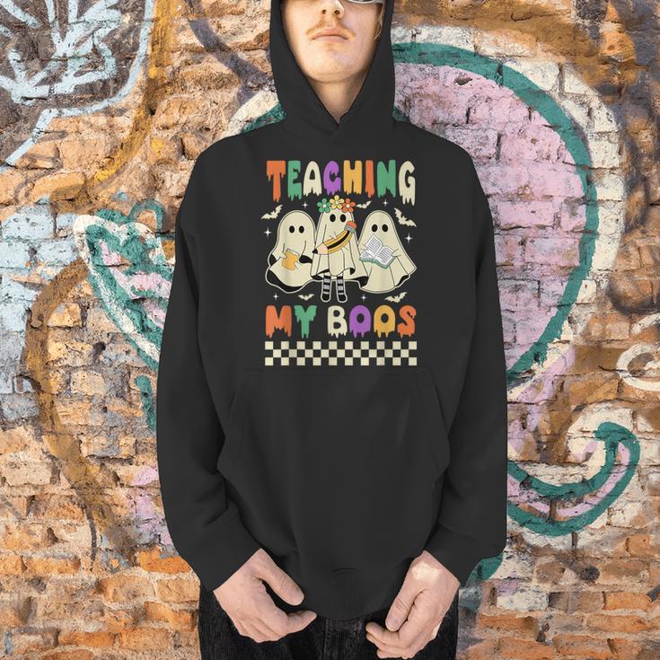 Halloween Teaching My Boos Cute Ghost Teacher Life Costume Men Hoodie, gift for family, gift for coworker