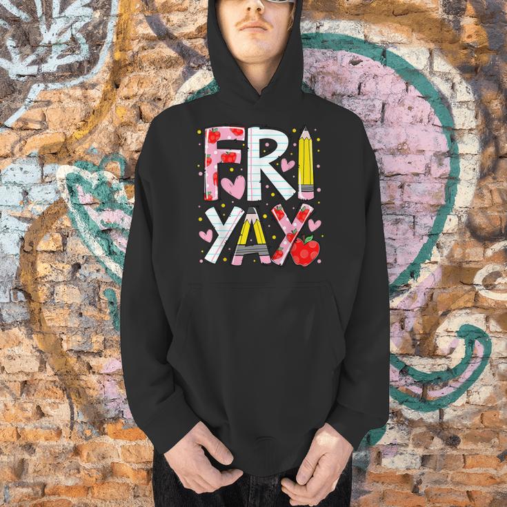 Happy Fri-Yay Teacher Back To School Friday Lovers Men Hoodie, gift for family, gift for coworker