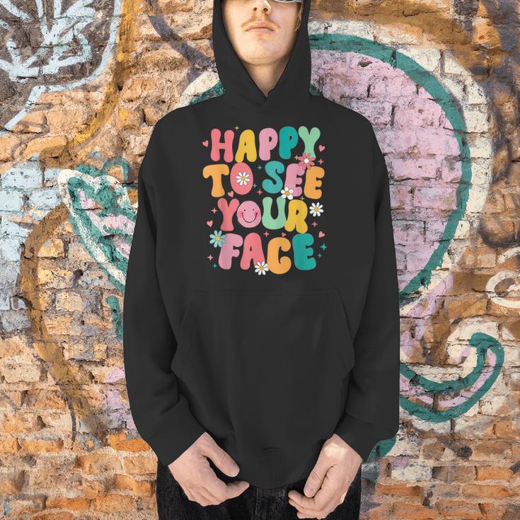 Happy To See Your Face Teacher Disco Ball Back To School Men Hoodie, gift for family, gift for coworker Happy To See Your Face Teacher Disco Ball Back To School Men Hoodie, gift for family, gift for coworker