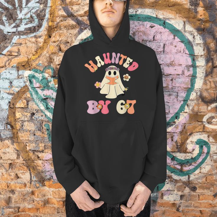 Haunted By 67 Meme Six Seven 6 7 Halloween Teachers Men Hoodie, gift for family, gift for coworker Haunted By 67 Meme Six Seven 6 7 Halloween Teachers Men Hoodie, gift for family, gift for coworker