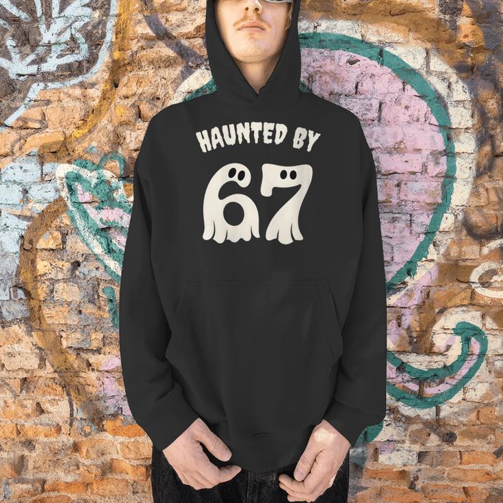 Haunted By 67 Teacher Halloween 6 7 Shirt Men Hoodie, gift for family, gift for coworker